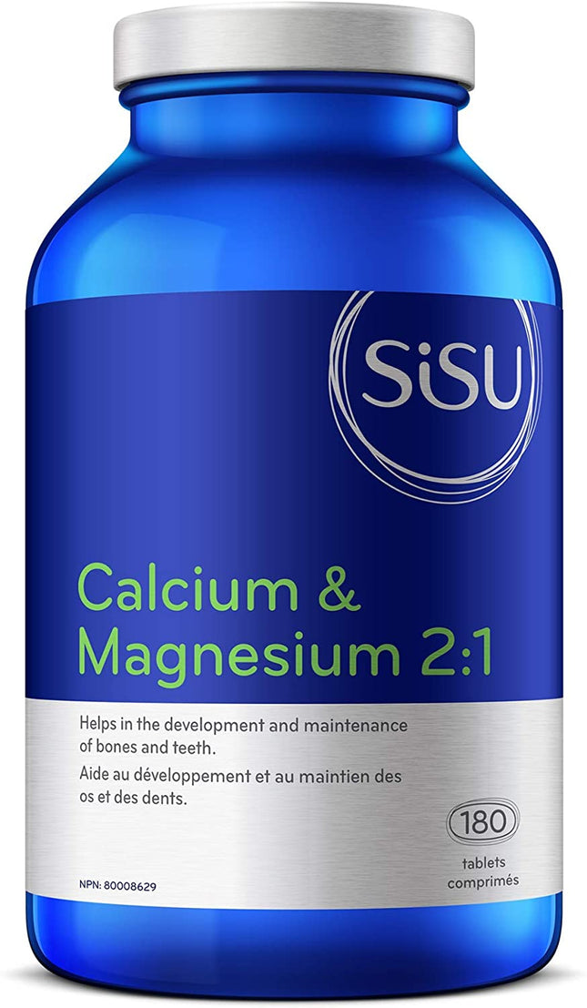 Sisu Calcium and Magnesium 2:1 180tabs