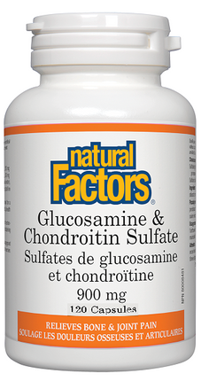 Natural Factors Glucosamine and Chondroitin Sulphate 900mg 120caps