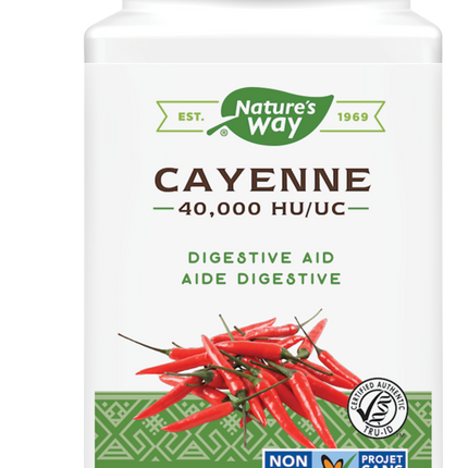Nature's Way Cayenne 40,000 HU 100caps