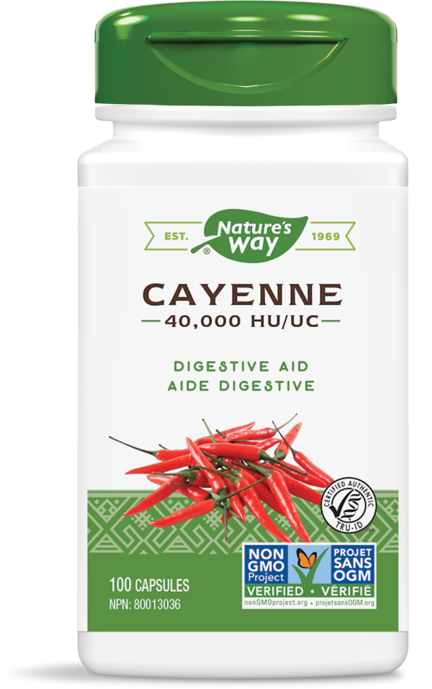 Nature's Way Cayenne 40,000 HU 100caps