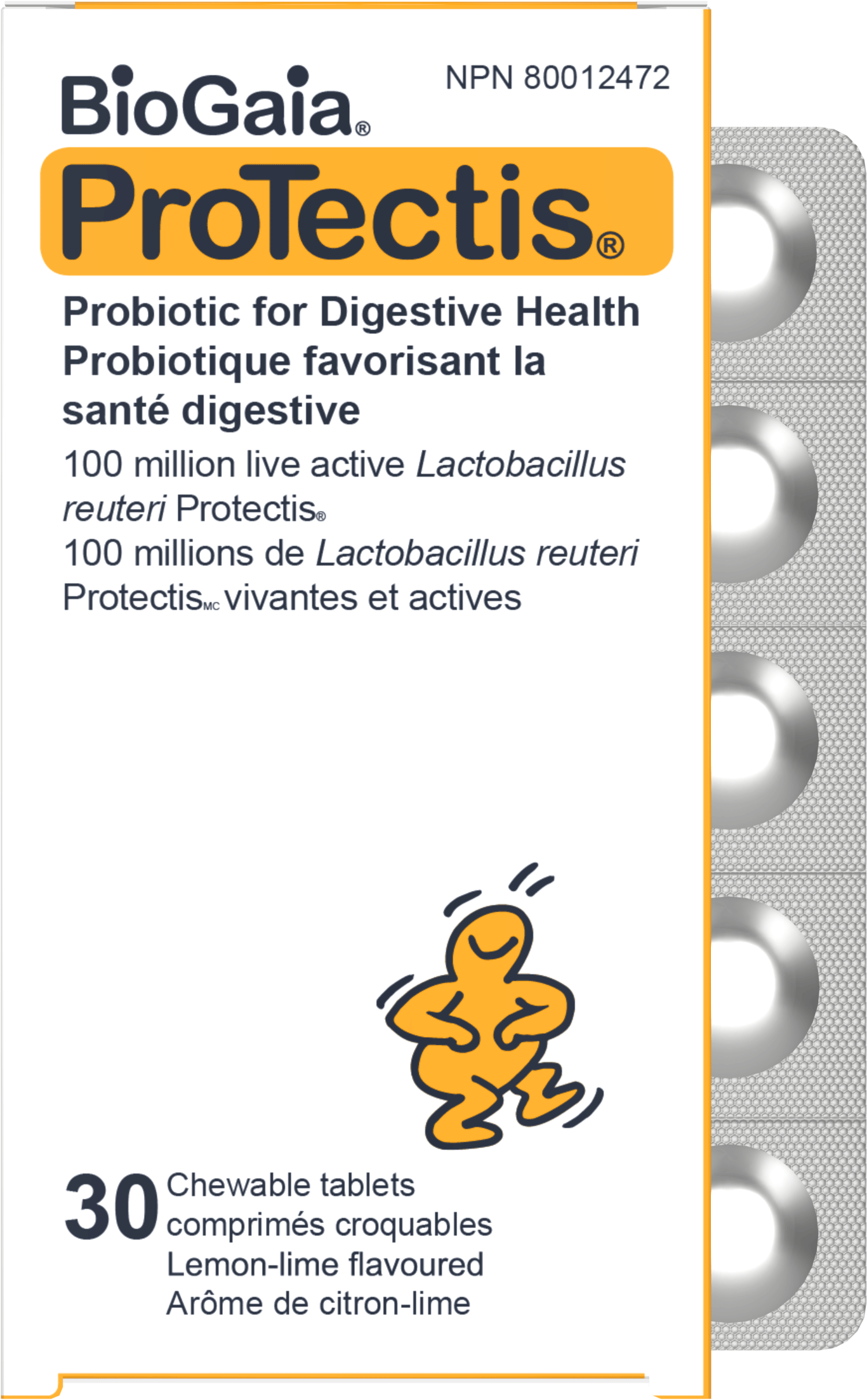 BioGaia Protectis Arôme Citron Probiotique 30 comprimés