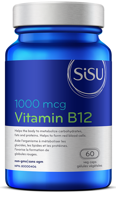 Sisu Vitamin B12 1000mcg 60vcaps