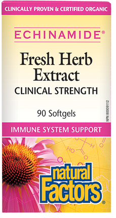 Natural Factors Echinamide Fresh Herb Extract 90sg