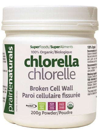 Prairie Naturals  Organic Chlorella Powder 200g