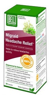 Bell Migraid Headache Relief 30caps