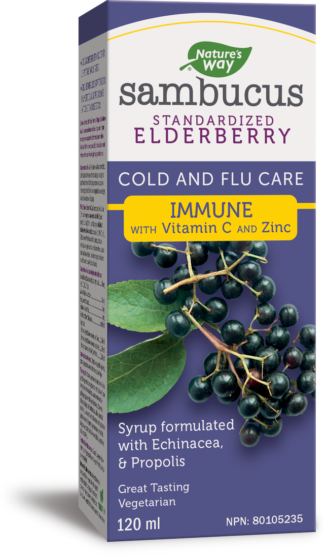 Nature's Way Sambucus Immune Cold and Flu Care Syrup 120ml
