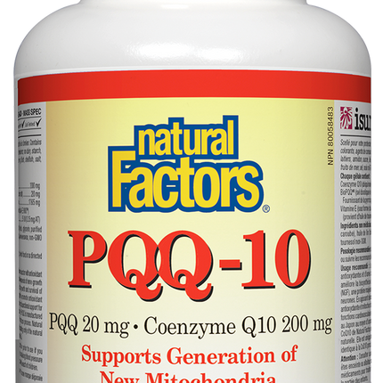 Natural Factors PQQ-10 200mg 60sg