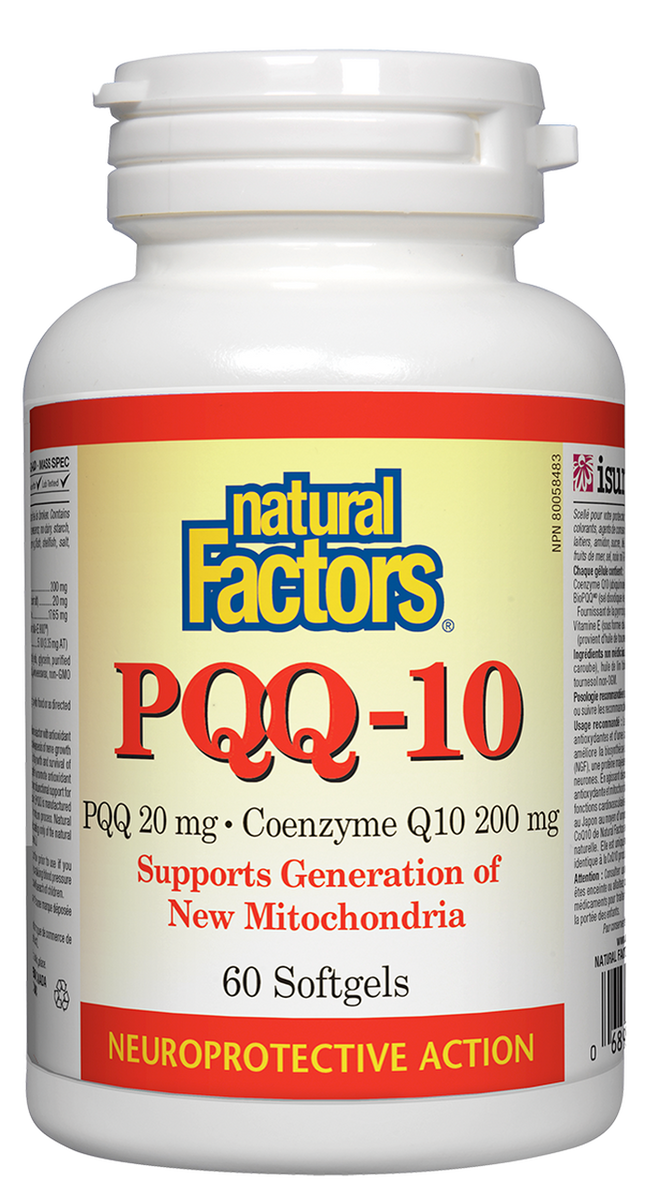 Natural Factors PQQ-10 200mg 60sg