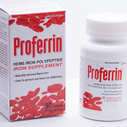 Medical Futures Proferrin Iron Supplement 11mg 90tabs