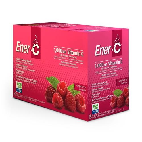 Ener-C Raspberry Multivitamin Drink Mix 30pks