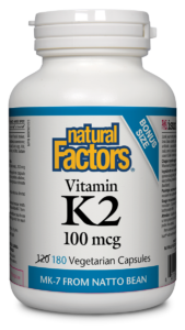 NATURAL FACTORS 维生素 K2 100 微克 120 粒胶囊