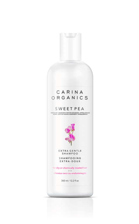CARINA ORGANICS EXTRA GENTLE SHAMPOO SWEET PEA 360ml