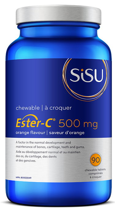 Sisu Ester-C Chewable Orange 500mg 90tabs