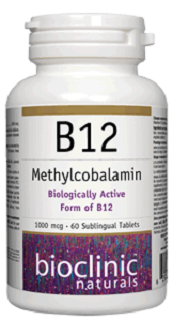 BioClinic B12 Methylcobalamin 60tabs