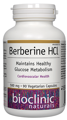 BioClinic Naturals Berberine HCL 500mg 90vcaps