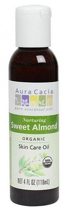 Aura Cacia Organic Sweet Almond Oil 118ml