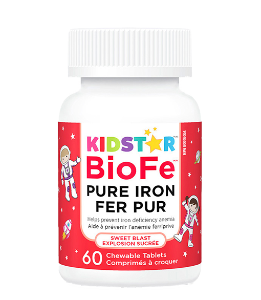 KidStar BioFe Pure Iron Chewable 60tabs