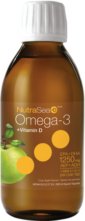 NutraSea  Omega-4 + Vitamin D - Crisp Apple Flavour  200ml 