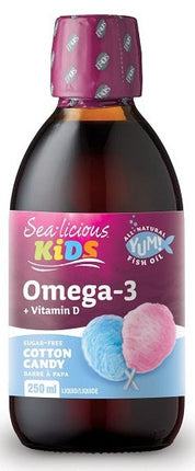 Sea-licious Kids Omega 3 Cotton Candy 250ml