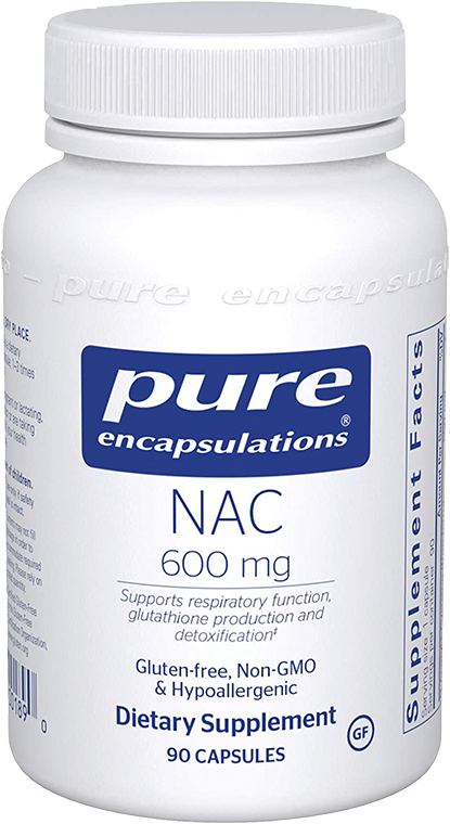 Pure Encapsulations NAC 600mg 90caps 