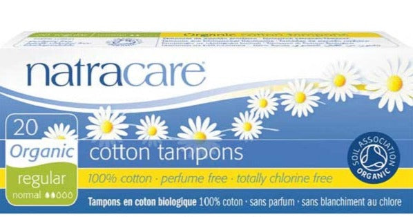 Natra Care Organic Tampons Regular 20pcs