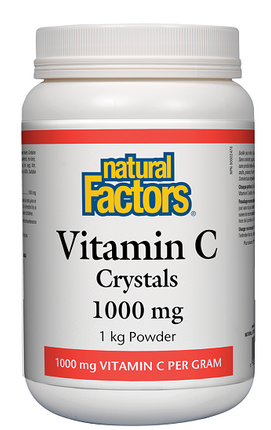 Natural Factors Vitamin C Crystals 1kg 