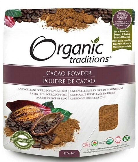 Organic Traditions Cacao Powder 227g