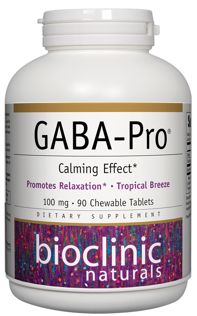 BIOCLINIC NATURALS GABA PRO 100mg 90vcaps