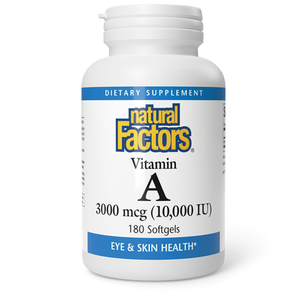 NATURAL FACTORS VITAMIN A 180sg