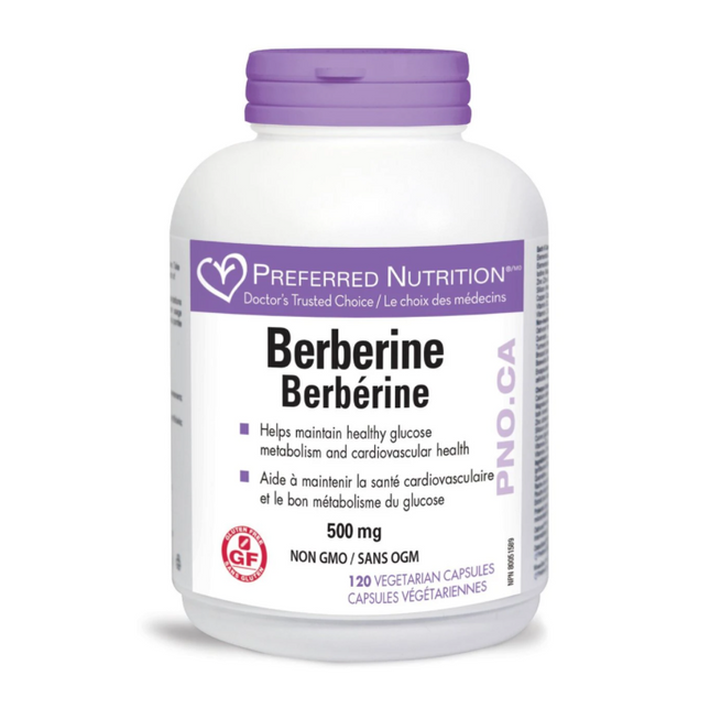 Preferred Nutrition Berberine 500mg