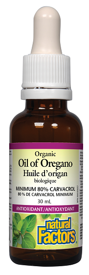 Natural Factors Organic Oil of Oregano 30ml 