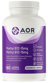 AOR METHYL-B12 ULTRA 15mg 60lozenges