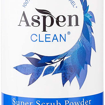 AspenClean SuperScrub Scouring Powder with Organic Tea & Lavender Essential Oils 340g