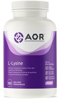 AOR L-Lysine 500mg 150caps