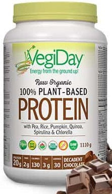 VEGIDAY RAW 有機植物蛋白巧克力 1110克