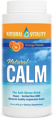 Natural Calm Magnesium Citrate Orange 454g