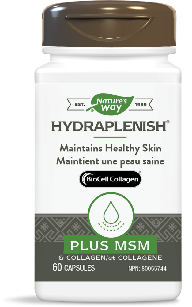 Nature's Way Hydraplenish Plus MSM & Collagen 60caps 