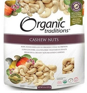 Organic Traditions Cashew Nuts 227g