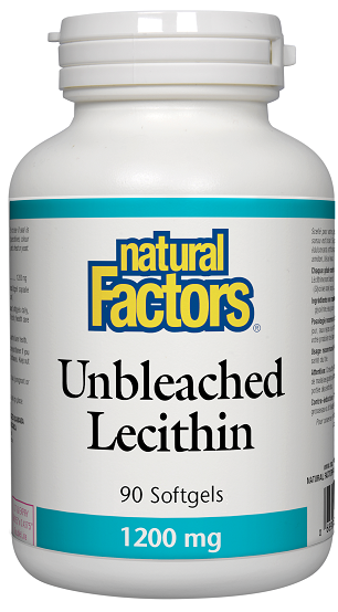 Natural Factors Unbleached Lecithin 1200mg 90sg