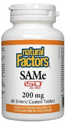 Natural Factors SAMe ISO 200mg 60tabs