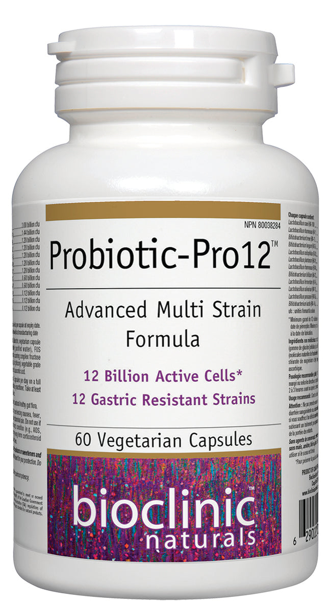 BIOCLINIC NATURALS PROBIOTIC PRO12 60caps