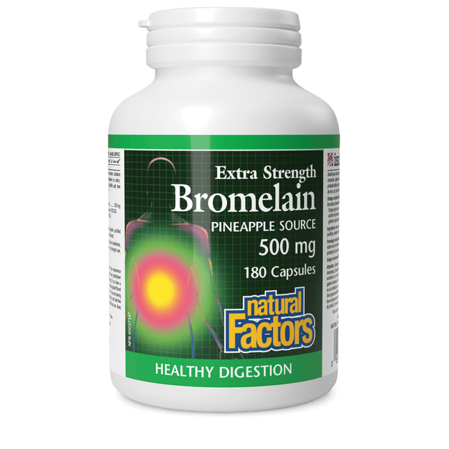 NATURAL FACTORS BROMELAIN 500mg 180caps