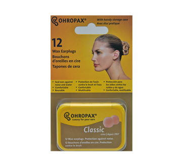 OHROPAX WAX EAR PLUGS 12ct