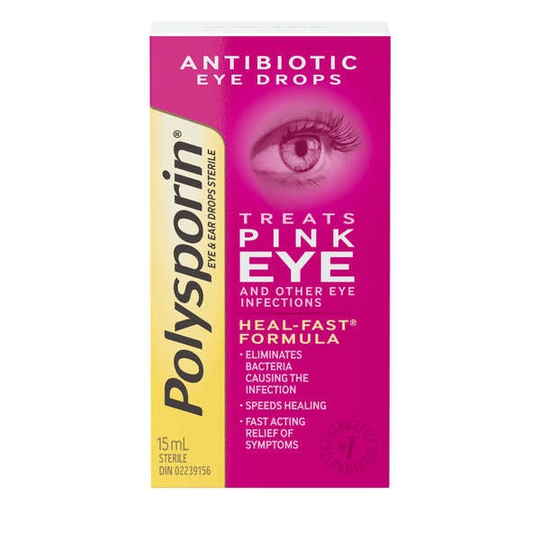 POLYSPORIN ANTIBIOTIC EYE DROPS 15ml