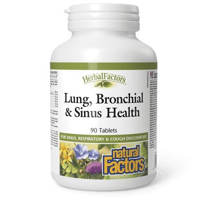 NATURAL FACTORS LUNG BRONCHIAL AND SINUS HEALTH 90tabs