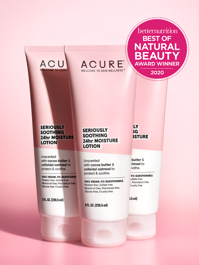 ACURE SERIOUSLY SOOTHING 24HR MOISTURE LOTION 236.5ml