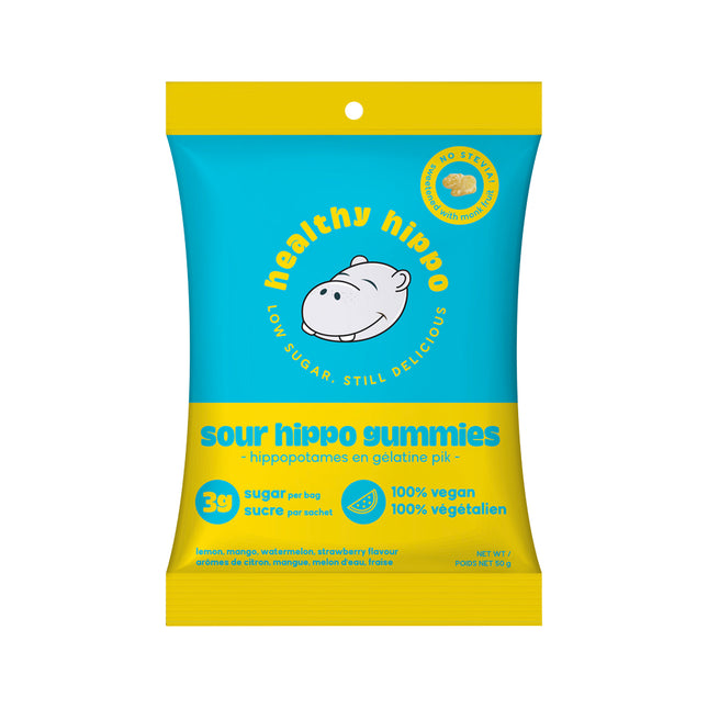 HEALTHY HIPPO SOUR HIPPO GUMMIES 50g