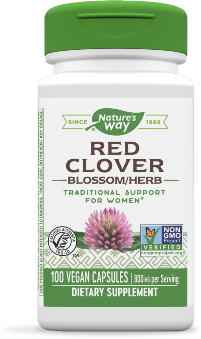 NATURE'S WAY RED CLOVER BLOSSOM 100caps