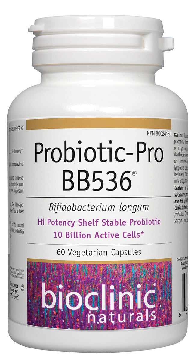 BIOCLINIC NATURALS PROBIOTIC PRO BB536 60caps