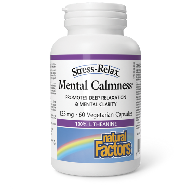 NATURAL FACTORS MENTAL CALMNESS CHEWABLE 60tabs